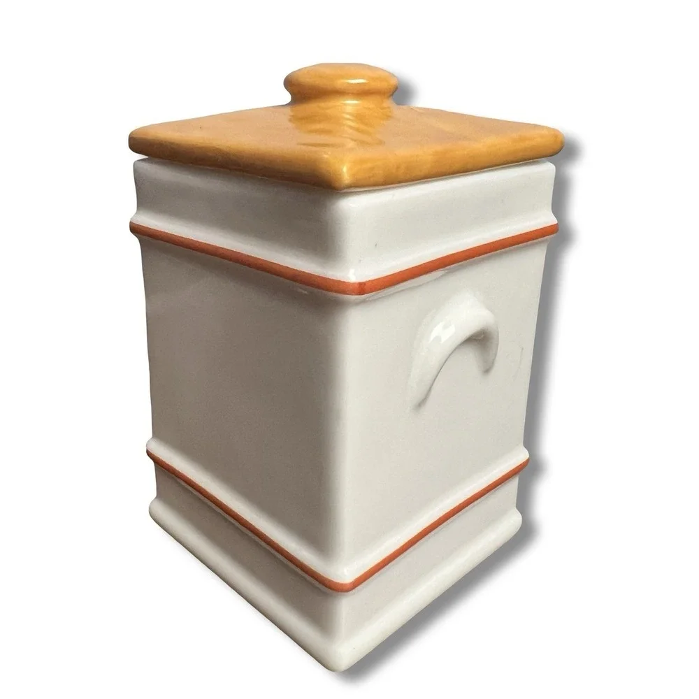 Country Store Spice Jar Collection - Porcelain‎ - Vintage - Garlic